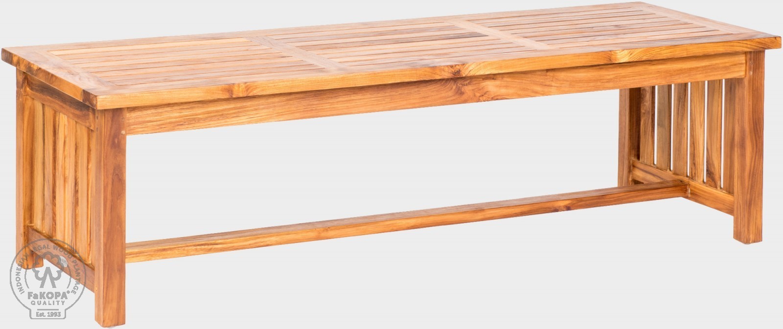 FaKOPA s. r. o. ROSALINE - originální konferenční stolek z teaku 170 x 65 cm, teak
