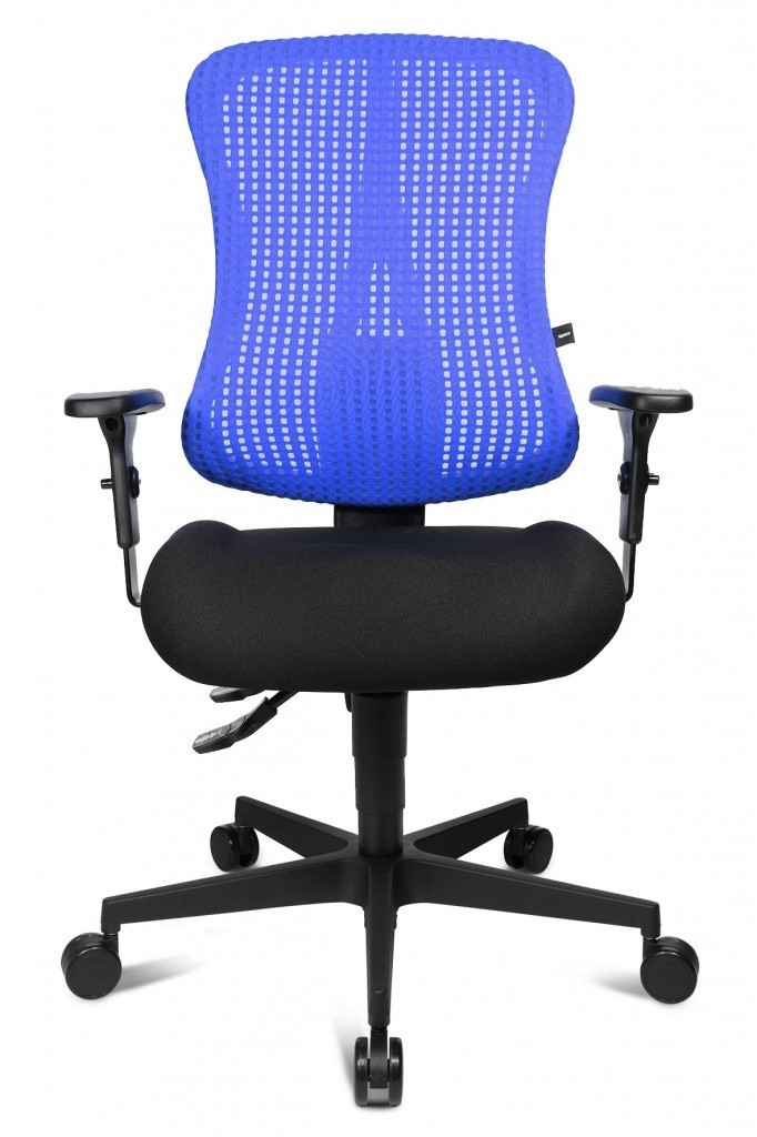 Topstar - aktivní kancelářská židle s podhlavníkem Sitness 90 - modrá