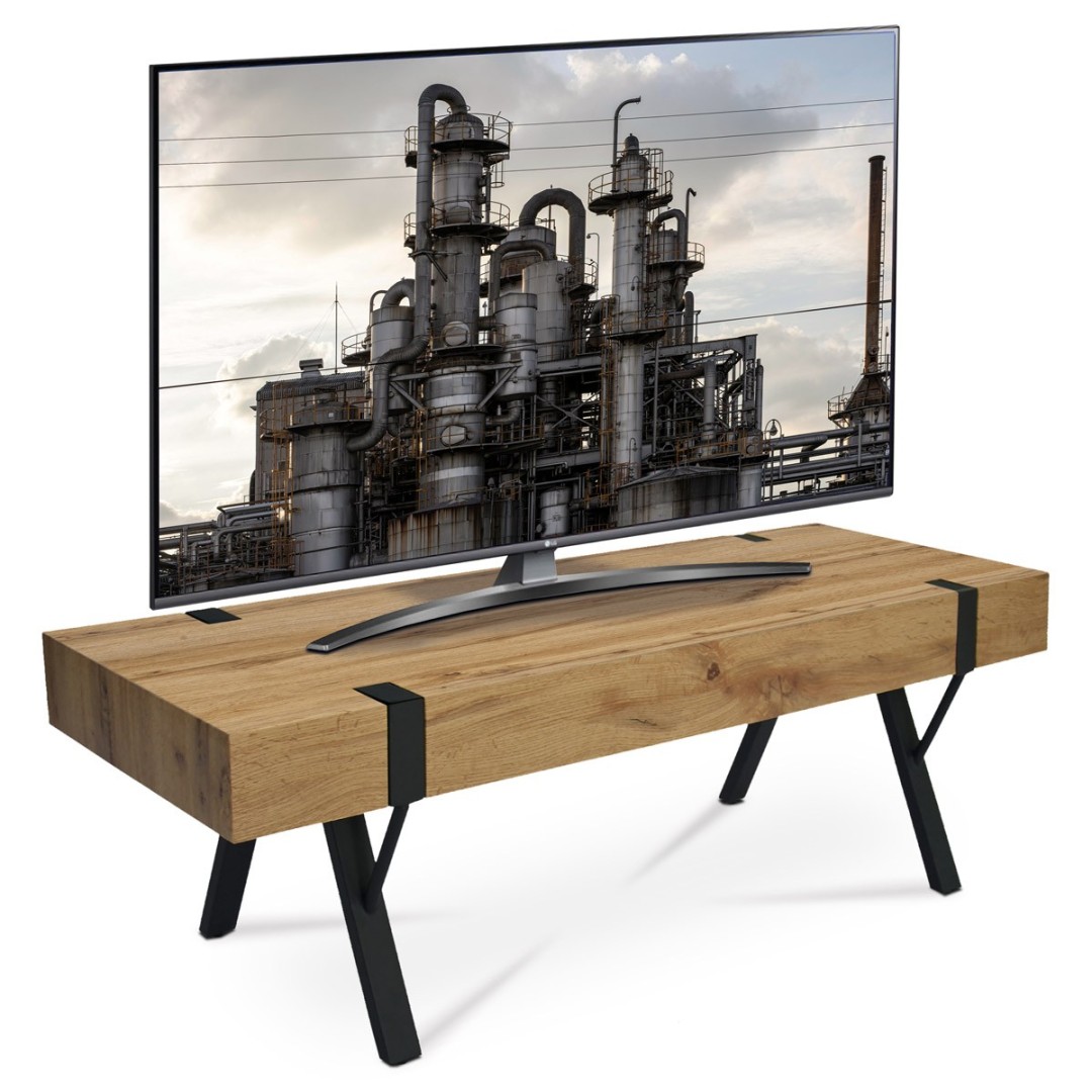 Levně Autronic TV STOLEK - z MDF desky a kovu - 120x44x40 cm
