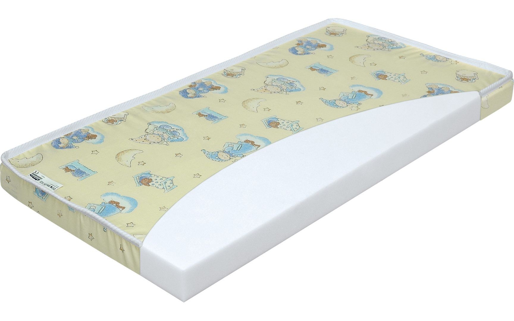 Materasso DRIEMKO ECO - základní dětská matrace bez lepidel z PUR pěny 60 x 120 cm, snímatelný potah