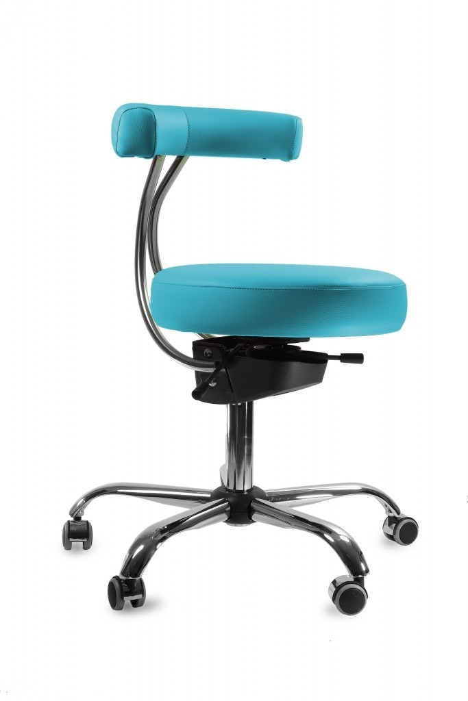 Spinergo MEDICAL Spinergo - aktivní židle pro zdravotníky - tyrkysová, plast + textil + kov