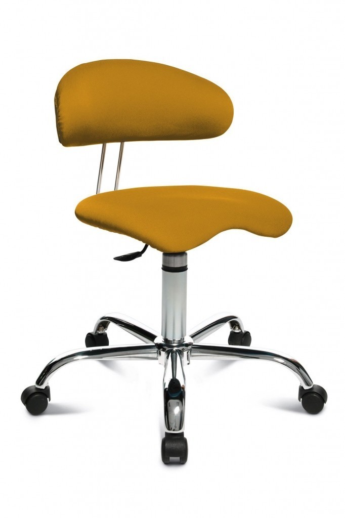 Topstar Topstar - kancelářská židle Sitness 40 - žlutá, plast + textil + kov