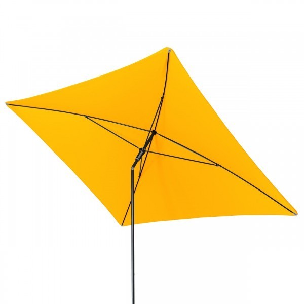 Doppler SUNLINE WATERPROOF 230 x 190 cm – balkónový naklápěcí slunečník žlutý (kód barvy 811), 100% polyester