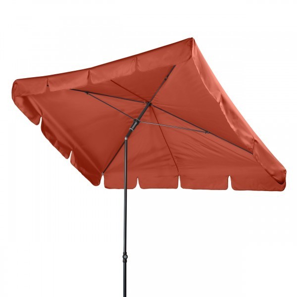 Doppler SUNLINE WATERPROOF 260 x 150 cm – naklápěcí slunečník terracotta (kód barvy 831), 100 % polyester