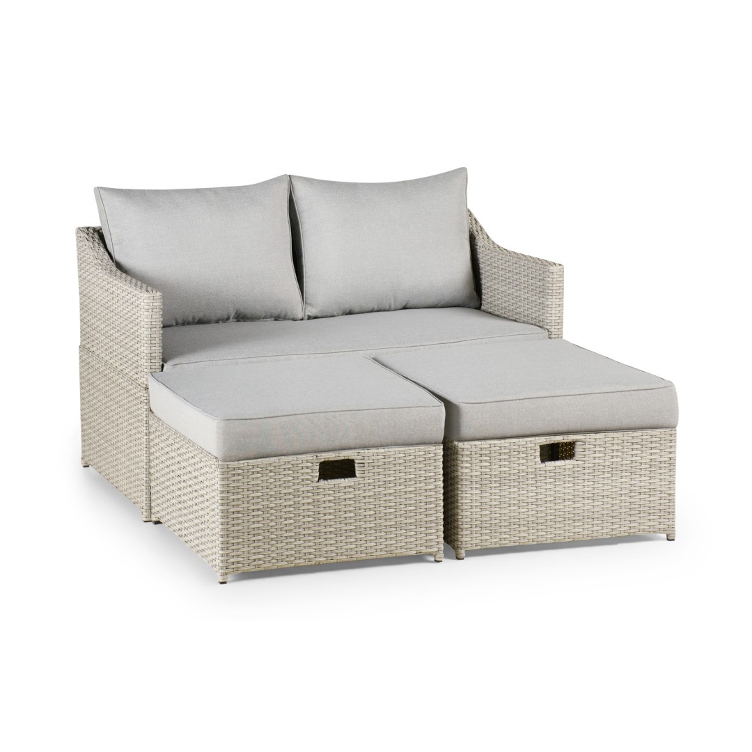 Levně Texim DOUBLE SOFA - dvojitá pohovka ratanová zahradní sestava