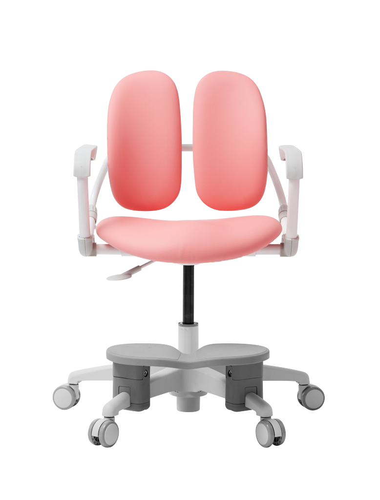 Levně DUORest Dětská židle - DUORest MILKY s podpěrou pro nohy - růžová
