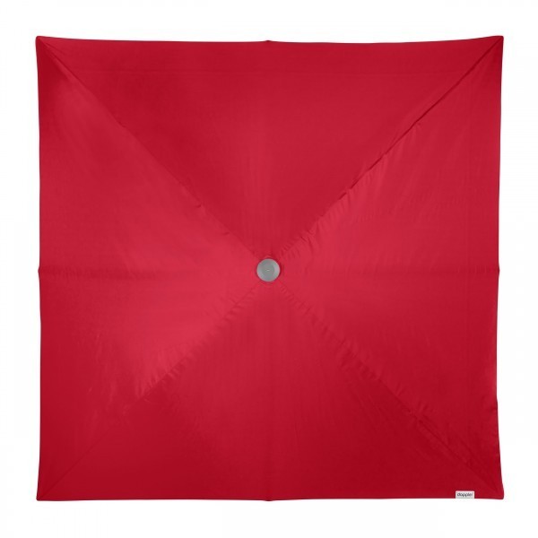 Doppler TELESTAR 4 x 4 m - velký profi slunečník červený (kód barvy 809)