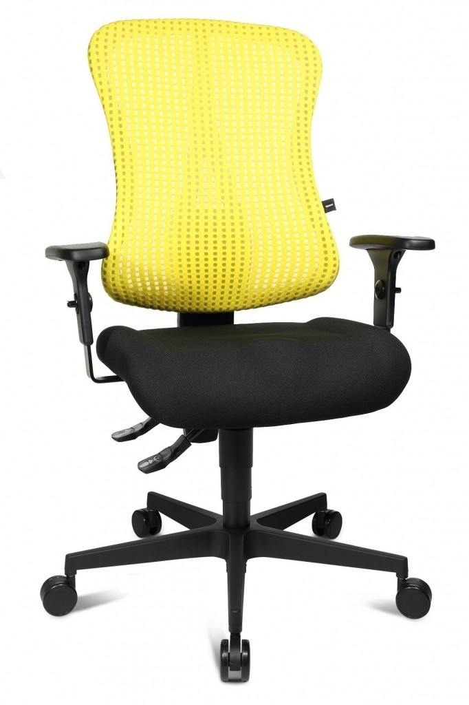 Topstar Topstar - aktivní kancelářská židle Sitness 90 - žlutá, plast + textil + kov