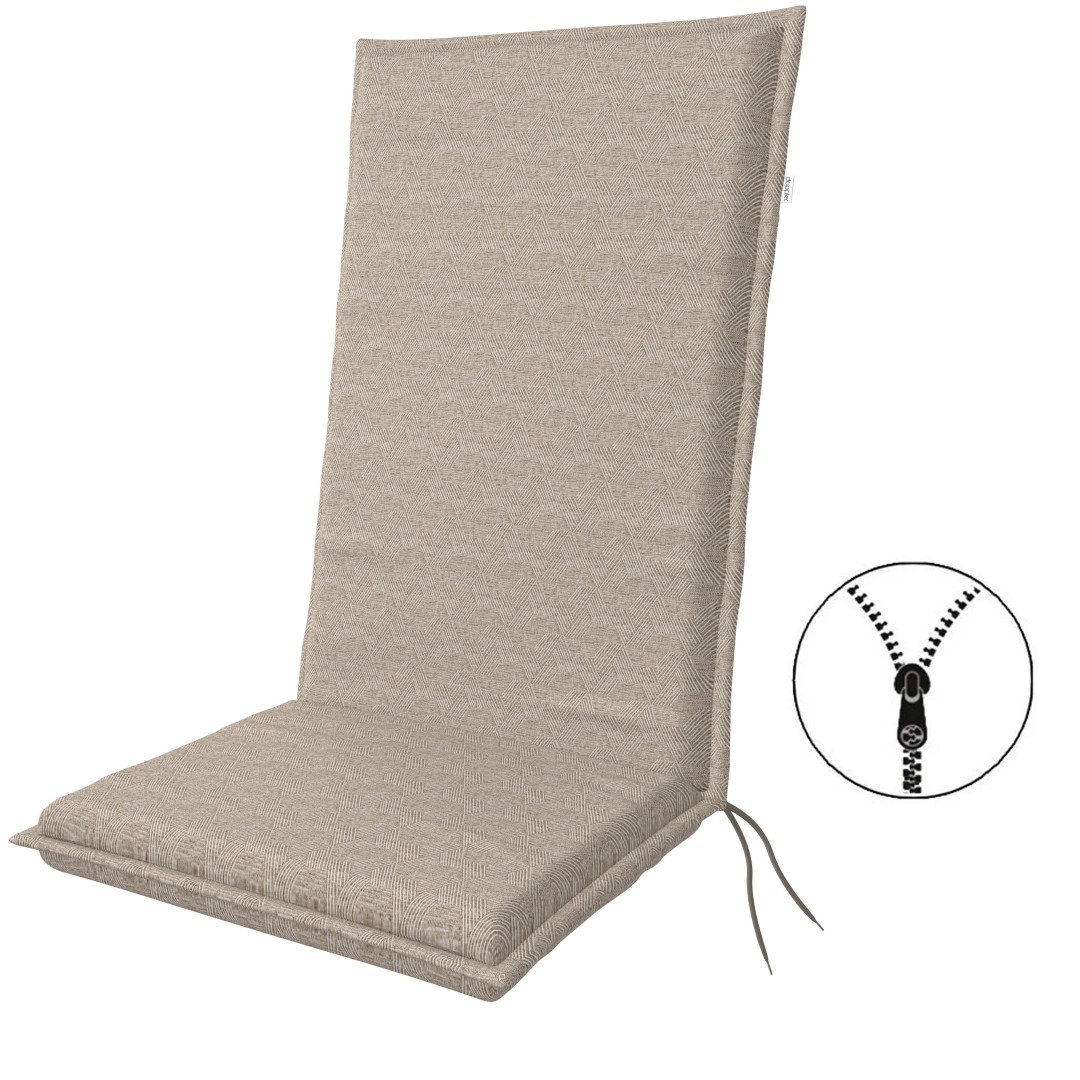 Doppler ART 2027 vysoký – polstr na židli a křeslo, bavlněná směsová tkanina