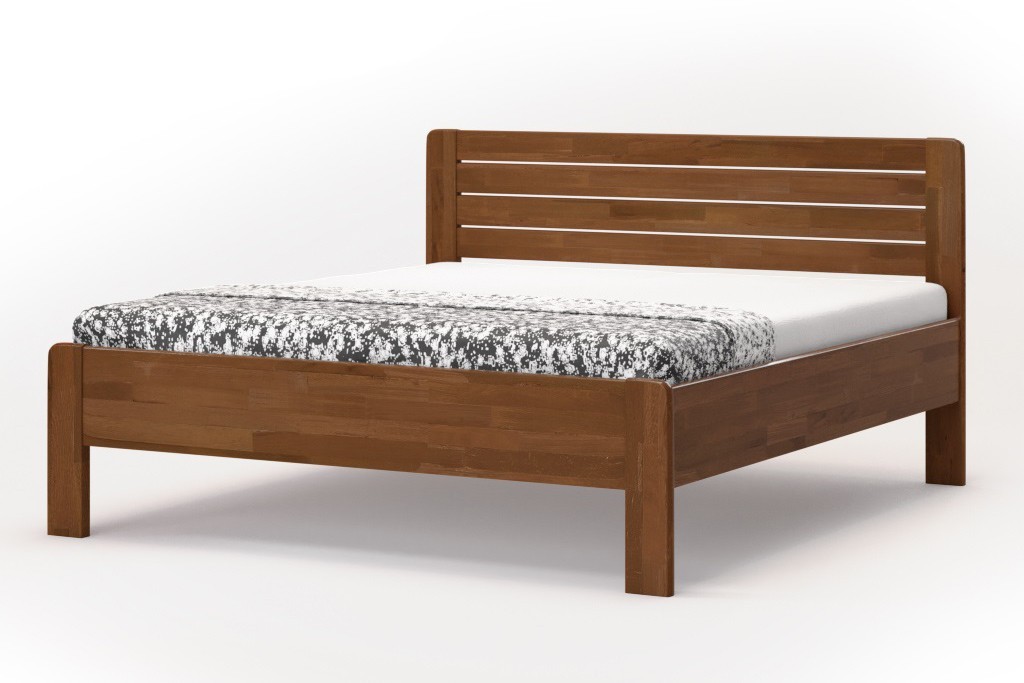 BMB SOFI LUX XL - masivní dubová postel, dub masiv