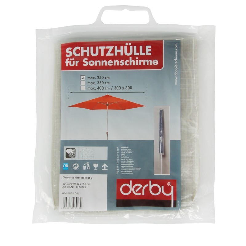 Derby Basic - ochranný obal pro slunečníky se středovou tyčí do 250 cm, 100% polyester