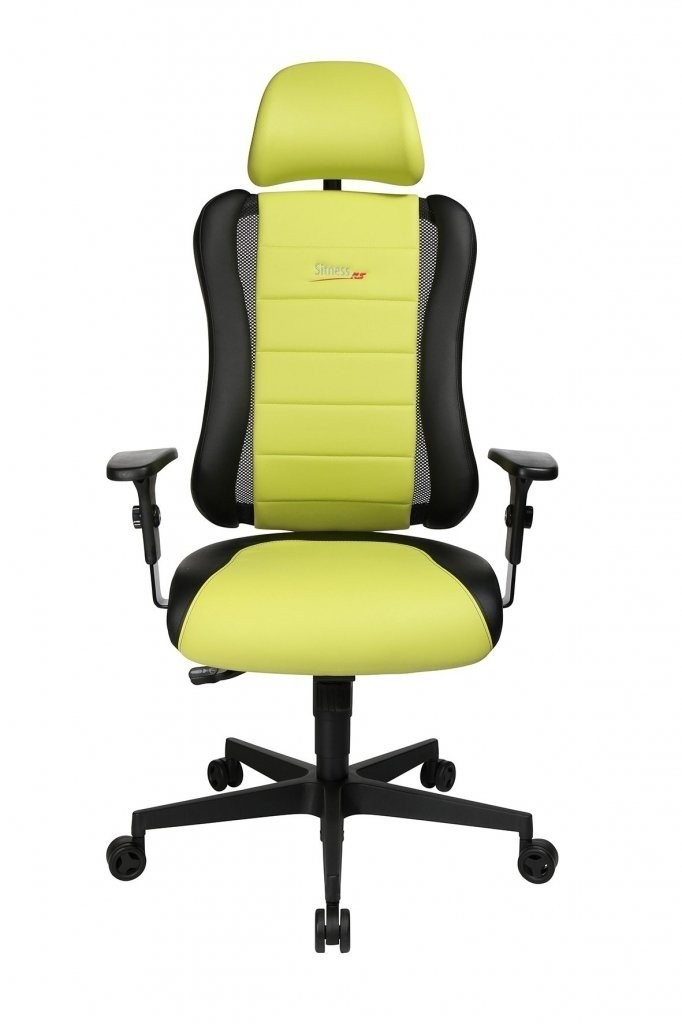 Topstar Topstar - herní židle Sitness RS - s podhlavníkem zelená, plast + textil + kov