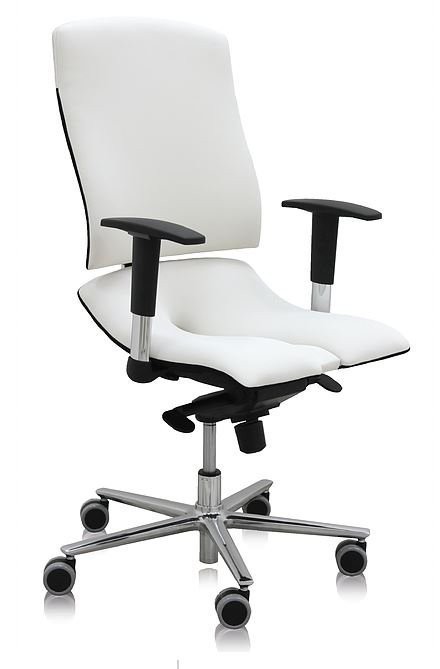 Asana Zdravotní židle - Asana STEEL Standard - bílá, plast + textil + kov