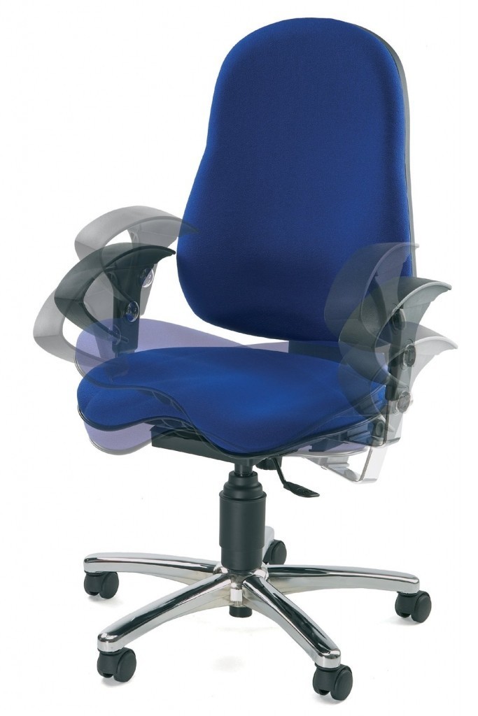 Topstar Topstar - kancelářská židle Sitness 10 - modrá, plast + textil + kov
