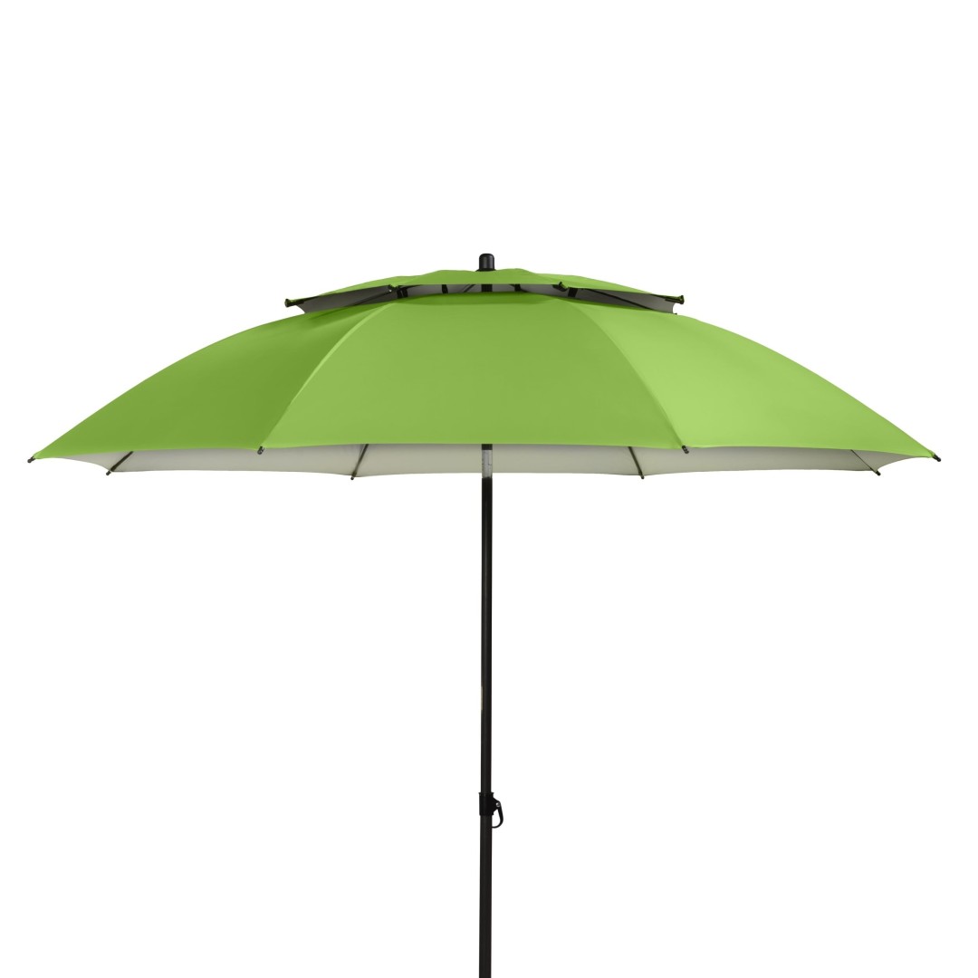 Derby WINDPROFI 2 m – plážový naklápěcí slunečník zelená (kód barvy 834), 100 % polyester