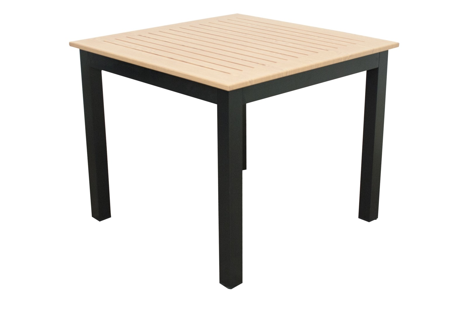 Levně Doppler EXPERT WOOD antracit - gastro hliníkový stůl 90 x 90 x 75 cm