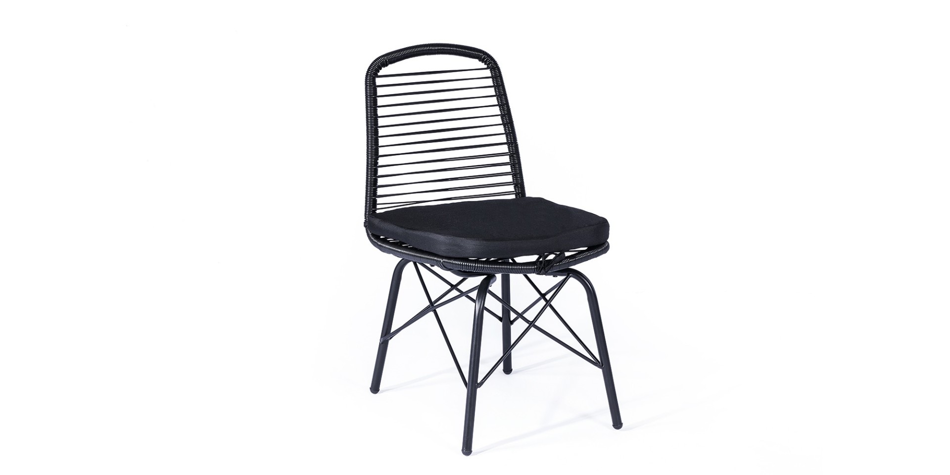 Texim GIGI - zahradní ratanová židle + polstr zdarma, umělý ratan + ocel
