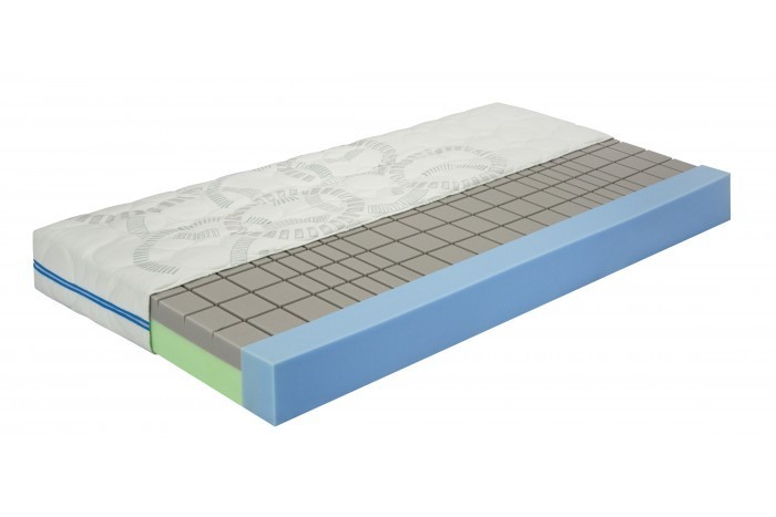 Moravia Comfort SENIORA - matrace se zpevněnými boky s antidekubitní profilací 120 x 220 cm, snímatelný potah
