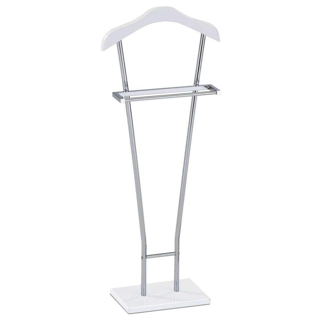 Autronic NĚMÝ SLUHA - moderní kovový bílý - 110 cm, kov