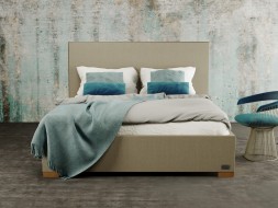 ARGENTINA - designová postel s čalouněným čelem (typ potahu D) 90 x 200 cm