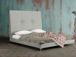 PRESTIGE - designová čalouněná postel (typ potahu D) 120 x 200 cm