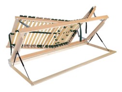 PORTOFLEX Kombi P HN LEVÝ - výklopný polohatelný lamelový rošt 90 x 195 cm