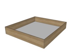 Úložný prostor - dno pevné (ilustrační obrázek)