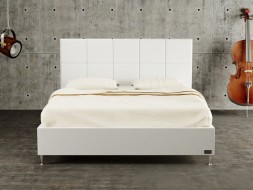 VEGA - designová čalouněná postel (typ potahu D) 140 x 200 cm