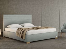 NOBILIA - designová čalouněná postel (typ potahu D) 120 x 200 cm