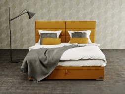 CORONA - designová čalouněná postel (typ potahu D) 90 x 200 cm