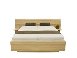 SALINA - dvoulůžková postel s širokým čelem 90 x 200 cm