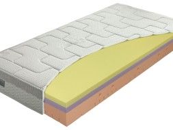GALAXY viscostar - matrace z líné pěny s antidekubitní deskou 90 x 195 cm