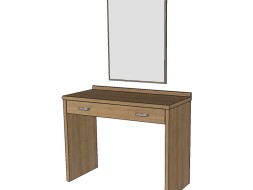 Toaletní stolek se zrcadlem (ilustrační obrázek)