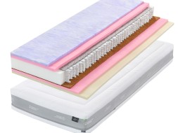 AUSTIN AIR GELTOUCH - matrace s multi-taškovými pružinami a hybridní pěnou 90 x 200 cm v akci "Zimní spánek v akci"