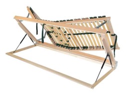 PORTOFLEX Kombi P HN PRAVÝ - výklopný polohatelný lamelový rošt 90 x 195 cm