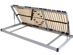 LUSSOFLEX kombi P PRAVÝ - lamelový rošt s bočním výklopem 120 x 200 cm