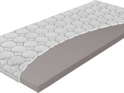 TOP NIGHTFLY 7 cm - středně tuhá přistýlka v potahu Silver 80 x 195 cm