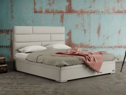 SPECTRA - designová čalouněná postel (typ potahu B) 90 x 200 cm
