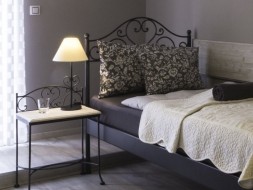 MALAGA kanape - romantická kovová postel 90 x 200 cm