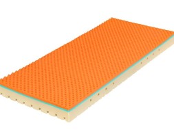 SUPER FOX VISCO Wellness 24 cm FEST BOK - matrace se zpevněnými boky s línou pěnou 90 x 195 cm