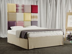 PARIS - čalouněná postel (typ potahu B) 140 x 200 cm