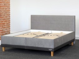 BRISTOL - postel s úložným prostorem a lamelovým roštem 200 x 200 cm