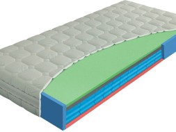 AIRSPRING senior - exkluzivní matrace z pěnových pružin se zpevněnými boky 85 x 200 cm