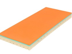SUPER FOX VISCO Classic 24 cm FEST BOK - matrace se zpevněnými boky s línou pěnou 200 x 220 cm