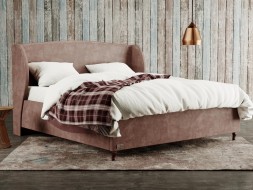 ENIF - designová čalouněná postel (typ potahu A) 90 x 200 cm