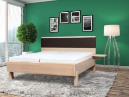 Masivní postel GALAXY - designové dvoulůžko 160 x 190 cm