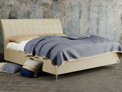 FRANCESCA - designová čalouněná postel (typ potahu B) 90 x 200 cm