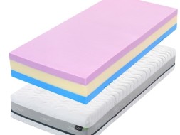 SWISSLAB NATUR 30 x 90 x 200 cm - luxusní vysoká zdravotní matrace vhodná pro alergiky + polštář jako dárek!