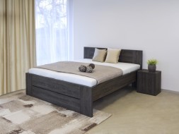 LORANO - moderní lamino postel s děleným čelem 100 x 200 cm