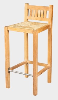 NANDA II barovka - barová židle z teaku